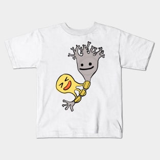 Neuron with oligodendrocyte Kids T-Shirt